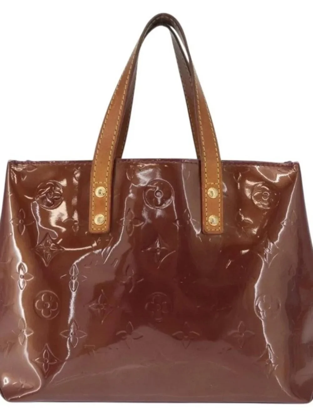 LOUIS VUITTON Monogram Vernis Reade PM Bag Purple Viole M93578 LV Auth - Picture 3 of 16